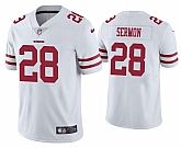 Nike 49ers 28 Trey Sermon White Vapor Untouchable Limited Jersey Dzhi,baseball caps,new era cap wholesale,wholesale hats